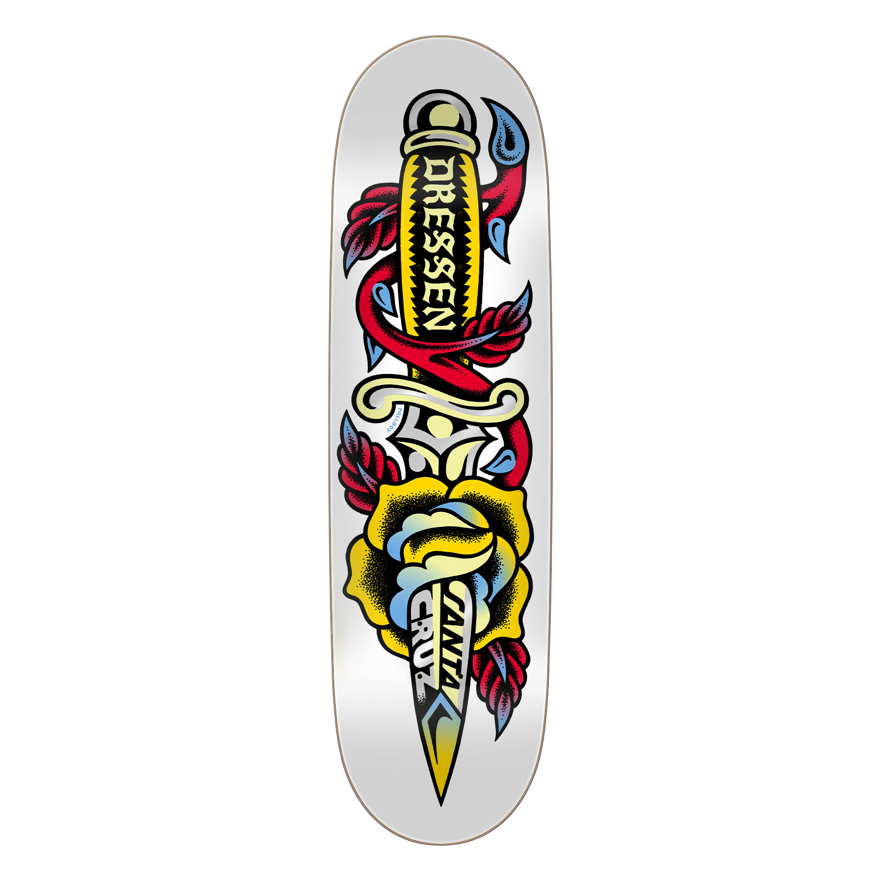 Santa Cruz Skateboards Dressen Rose Dagger 8.7