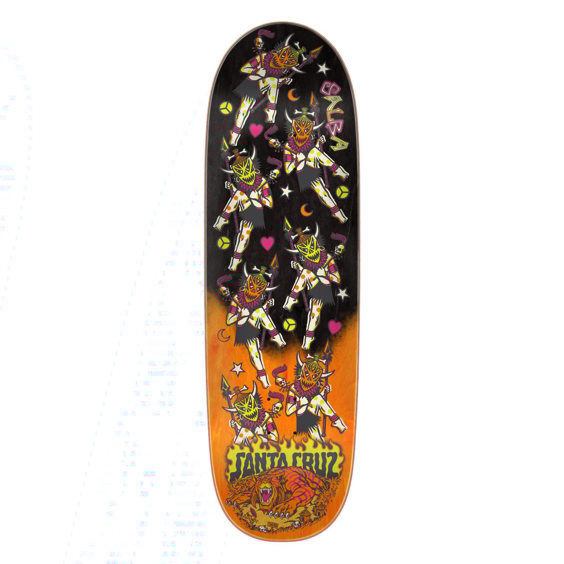 Santa Cruz Skateboards Salba Firedance Shaped 8.8