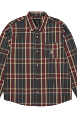 HUF Megablast Plaid L/S Deep Wine