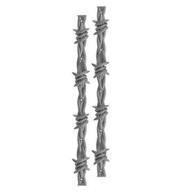 Opera Barbwire Rails Silver