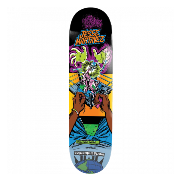 World Industries Jesse Martinez Rock'em Sock'em 8.5"