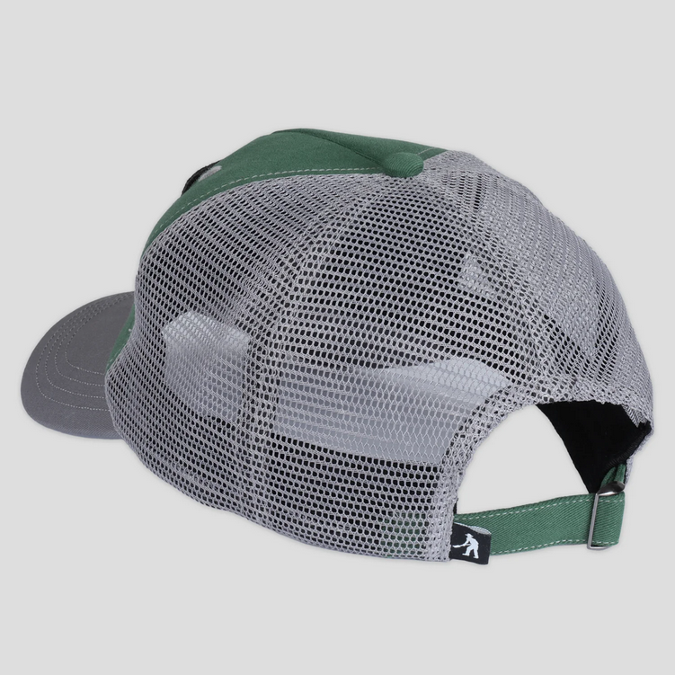 Ace Skateboard Truck MFG. Ace x Passport Packers Trucker Cap Green/Steel
