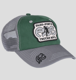 Ace Skateboard Truck MFG. Ace x Passport Packers Trucker Cap Green/Steel