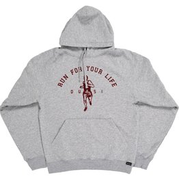 Quasi Skateboards Run Hoodie Heather Grey