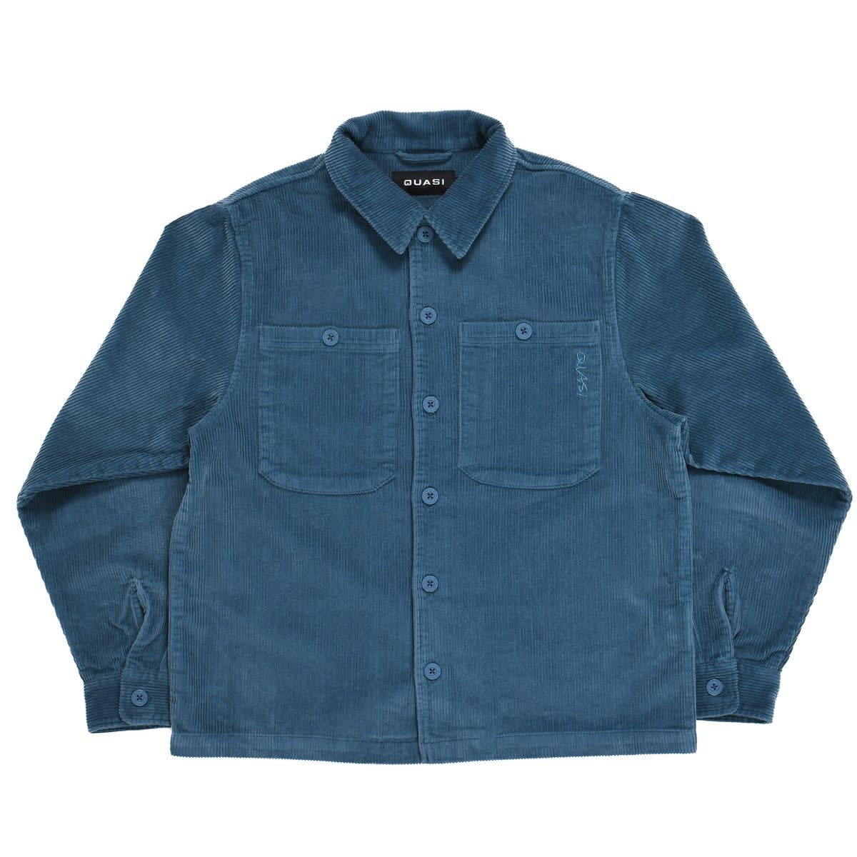 Quasi Skateboards Montauk L/S Button Up Shirt Ocean