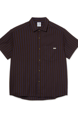 Polar Skate Co. Mitchell Shirt S/S Purple/Chocolate