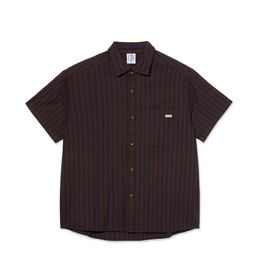 Polar Skate Co. Mitchell Shirt S/S Purple/Chocolate