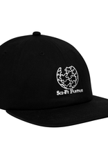 Sci-Fi Fantasy Puzzle Globe Cap Black