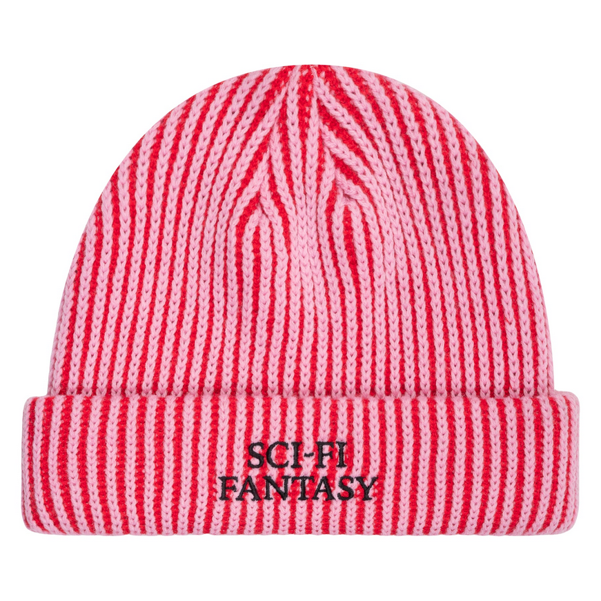 Sci-Fi Fantasy Sci-Fi Fantasy Logo Beanie Pink/Dark Red