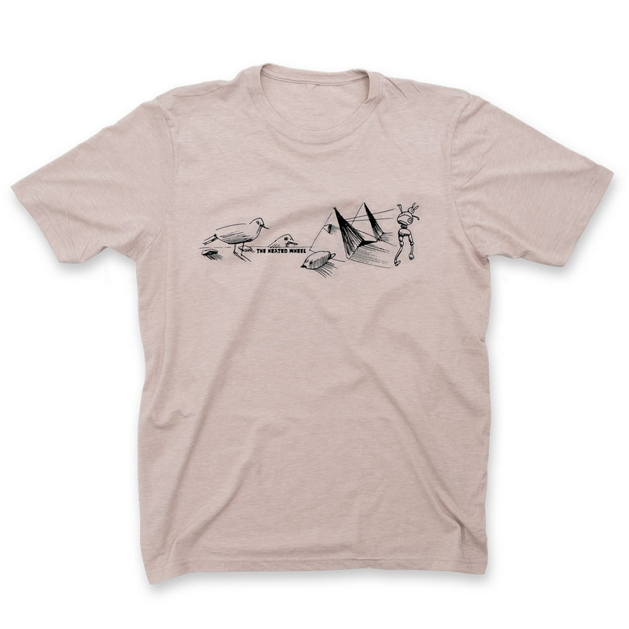The Heated Wheel Hensley Tee Sand