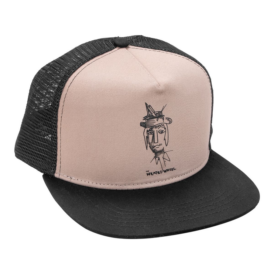 The Heated Wheel Grasshopper Guy Snapback Tan