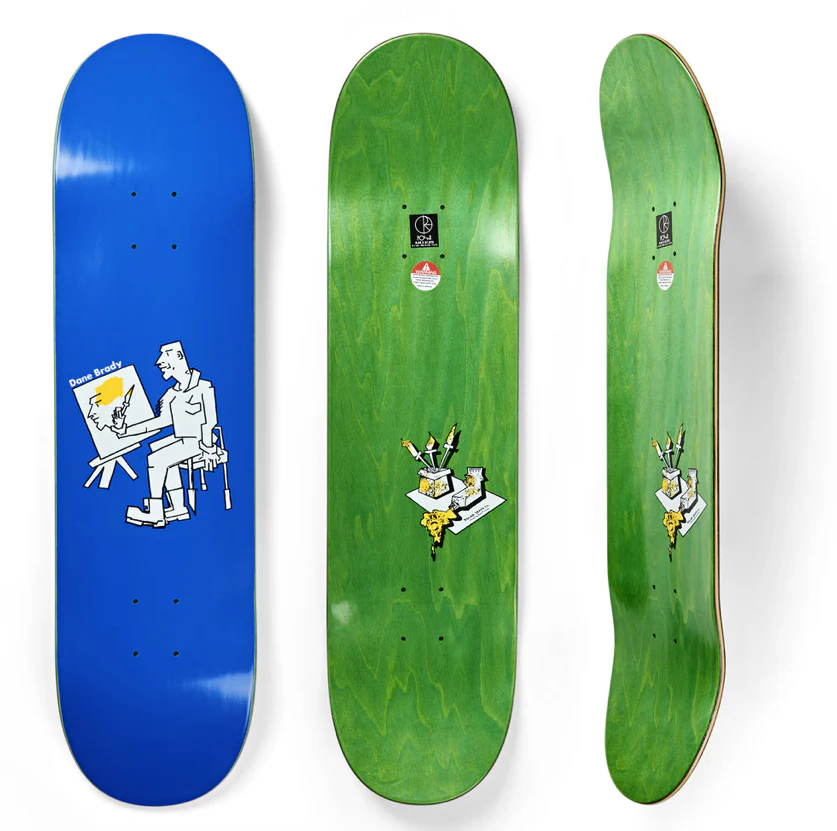 Polar Skate Co. Dane Brady Painter Blue 7.875
