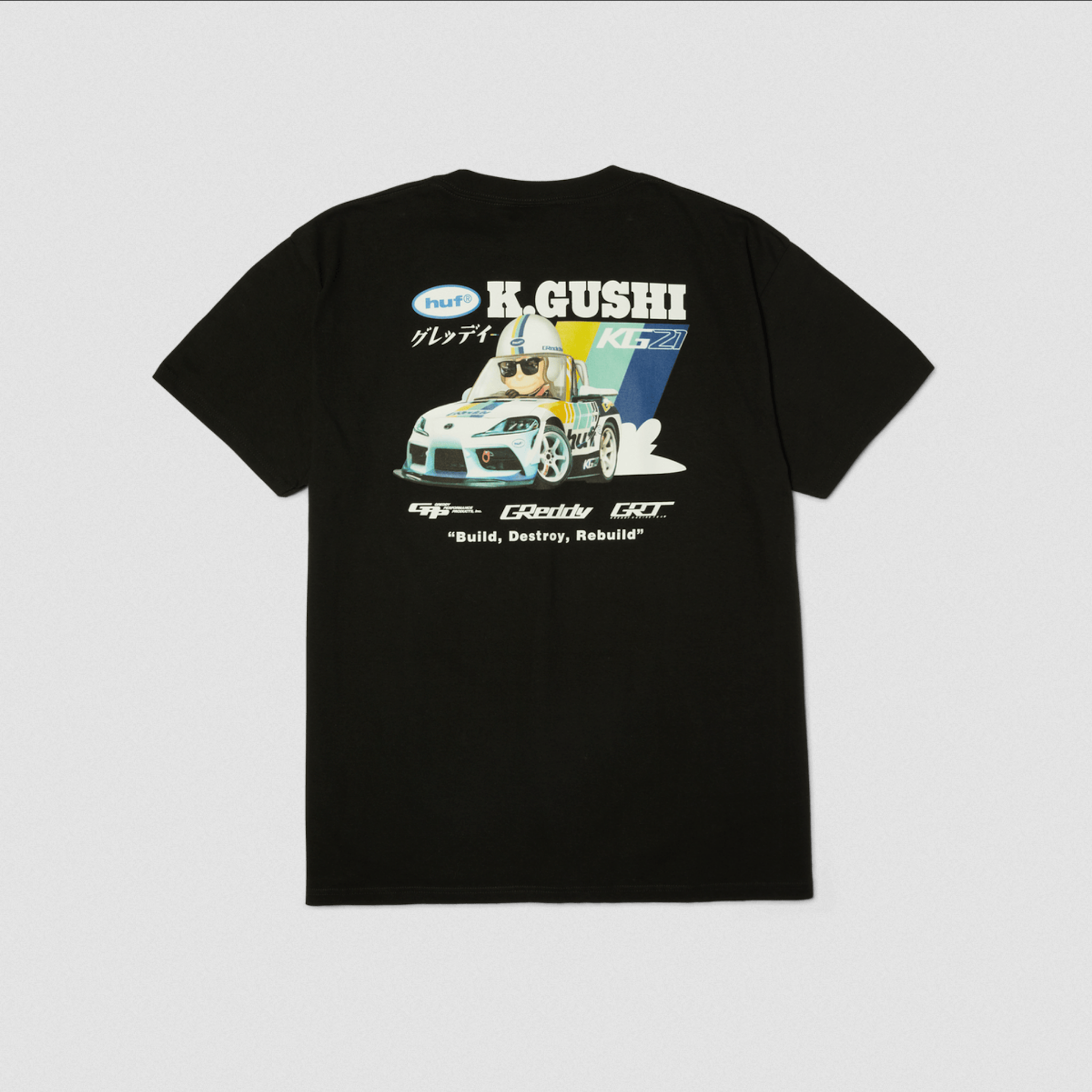 HUF HUF x Greddy Gushi Black