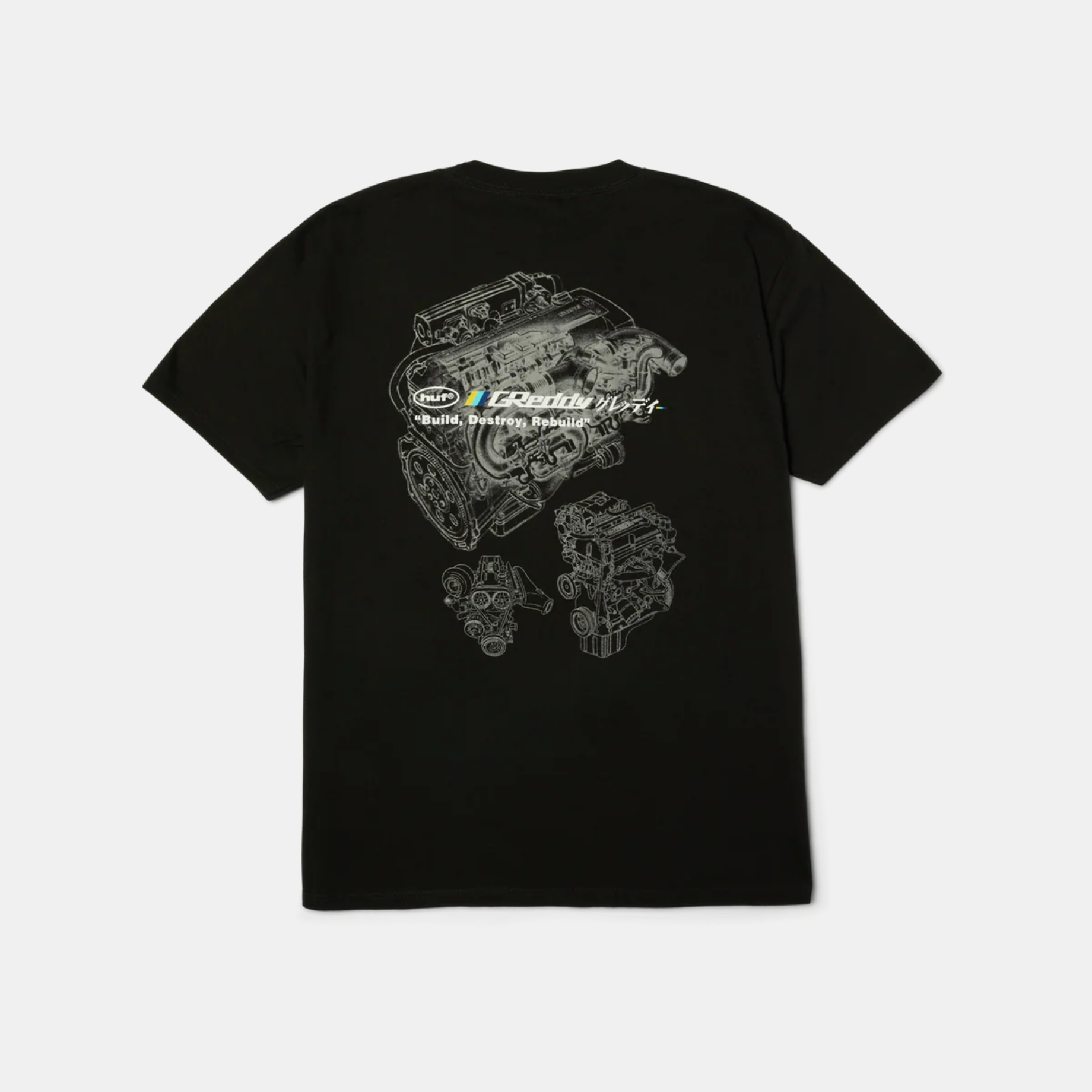 HUF HUF x Greddy Motors Black