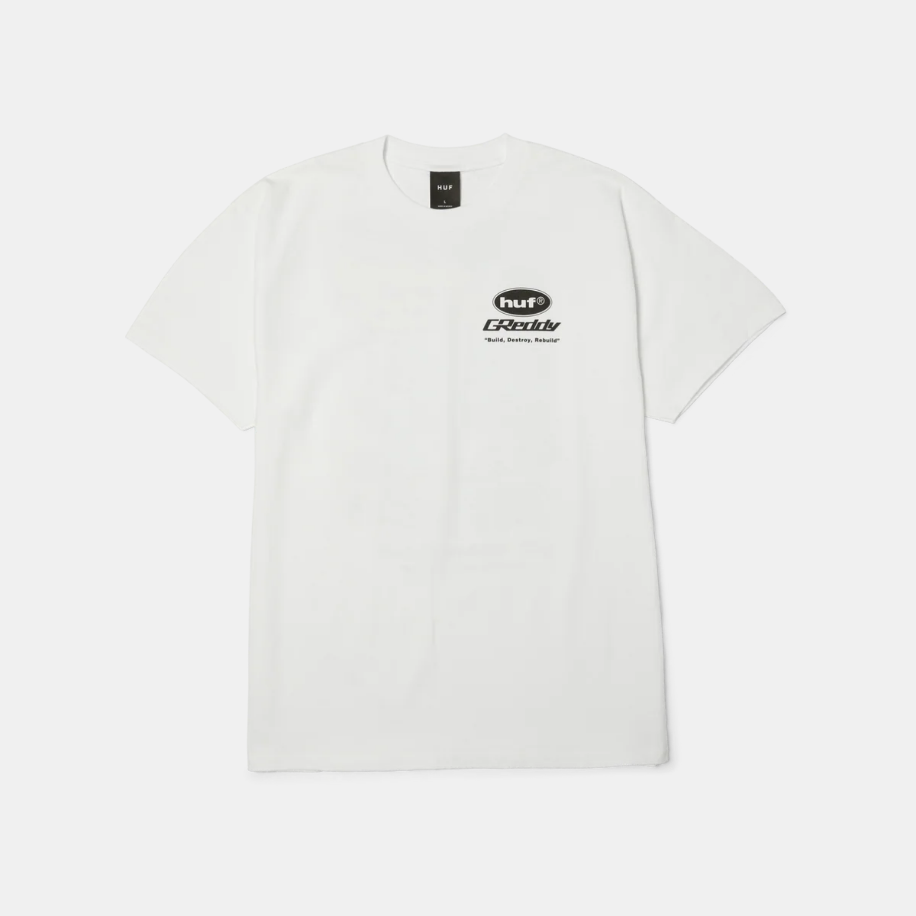 HUF HUF x Greddy Parts White