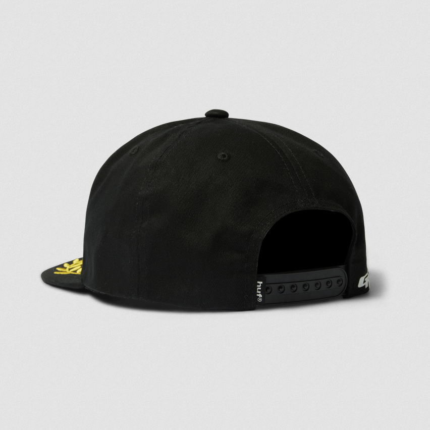HUF HUF x Greddy Team Snapback Black