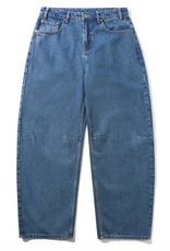 Butter Brand Wide Cut Denim Jeans Mid Blue