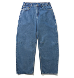 Butter Brand Wide Cut Denim Jeans Mid Blue
