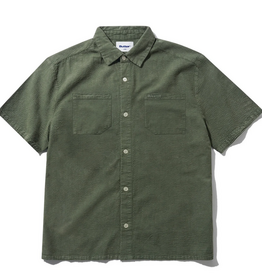 Butter Brand Overdye Seersucker S/S Shirt Army