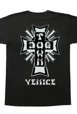 Dogtown Venice Cross Logo Tee Black