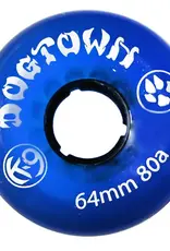 Dogtown K-9 Premium Cruiser 80a 64mm Clear Blue Wheel