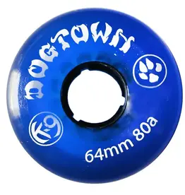 Dogtown K-9 Premium Cruiser 80a 64mm Clear Blue