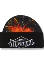 HUF HUF x Thrasher Meltdown Reversible Beanie Black