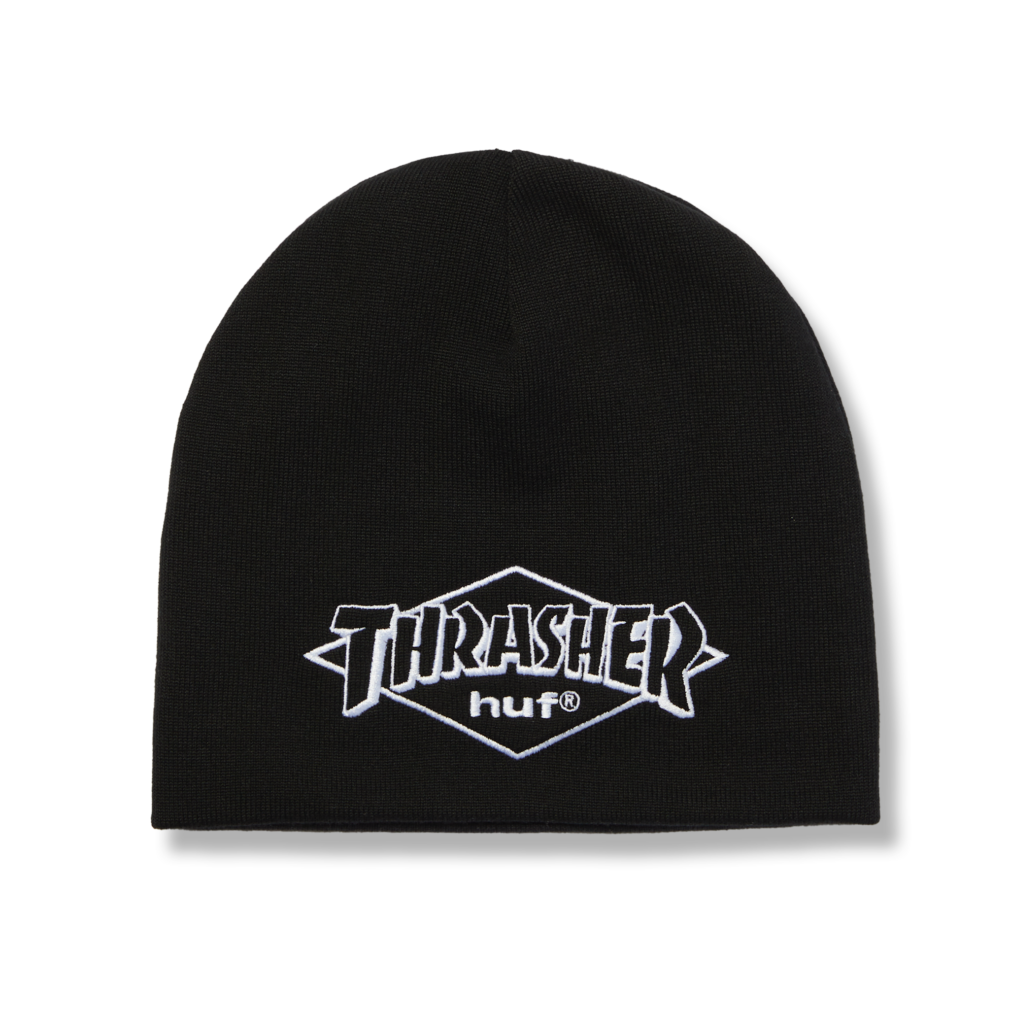 HUF HUF x Thrasher Meltdown Reversible Beanie Black