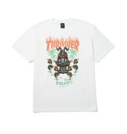 HUF HUF x Thrasher GOAT Luau Tee White