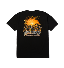 HUF HUF x Thrasher Meltdown Tee Black