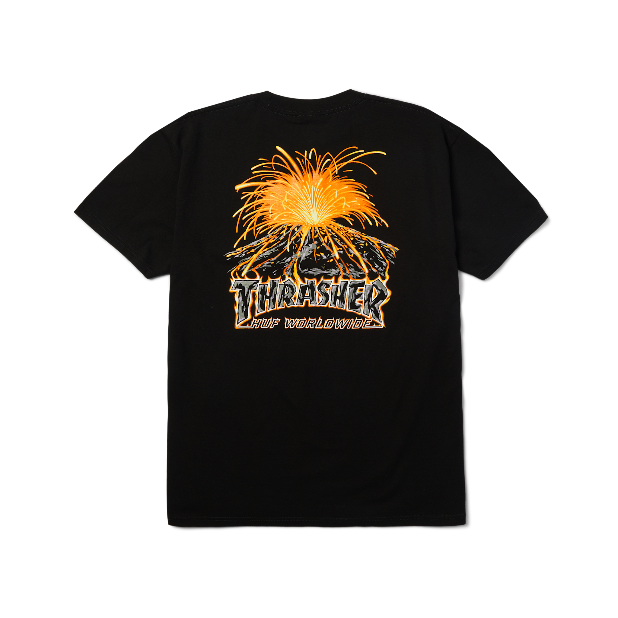 HUF HUF x Thrasher Meltdown Tee Black