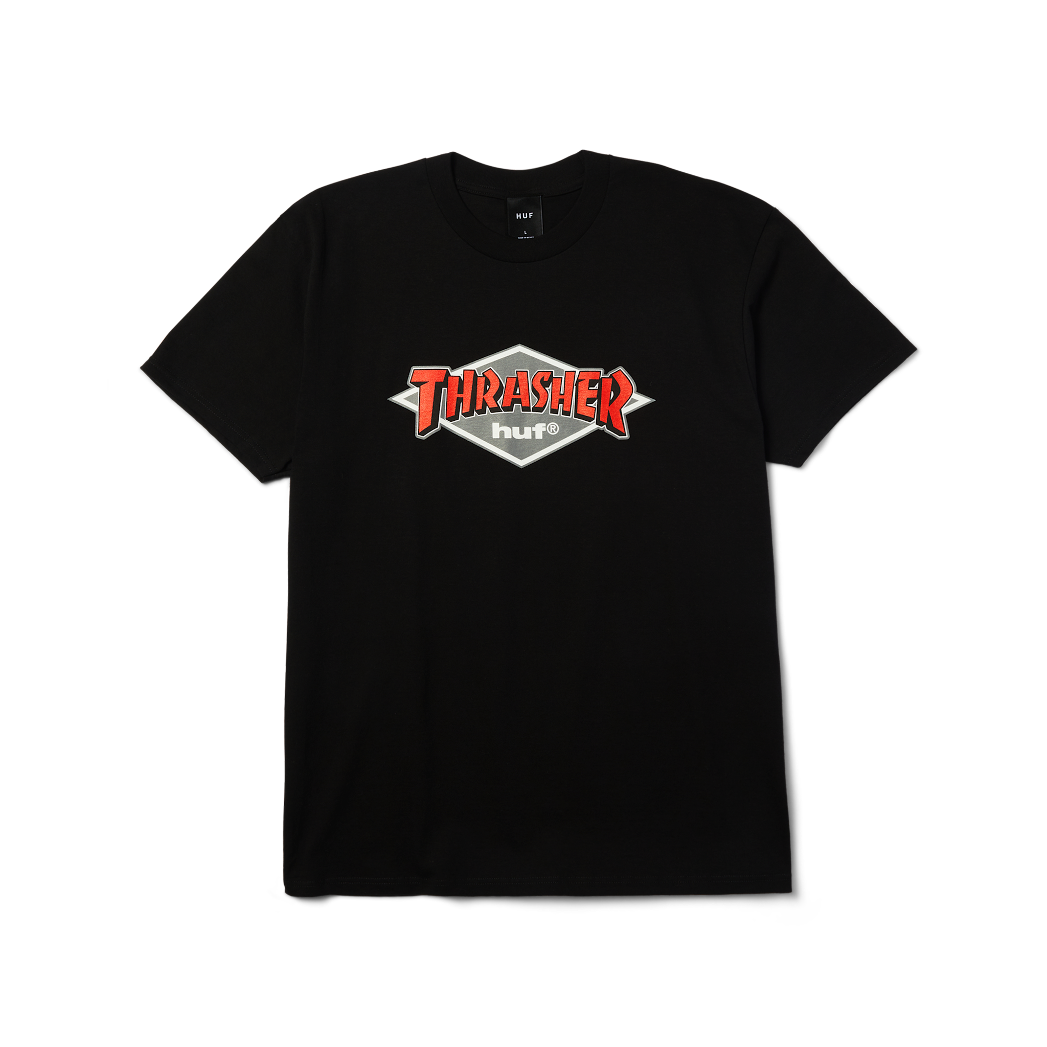 HUF HUF x Thrasher Logo Tee Black
