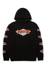HUF HUF x Thrasher Logo Hoodie Black