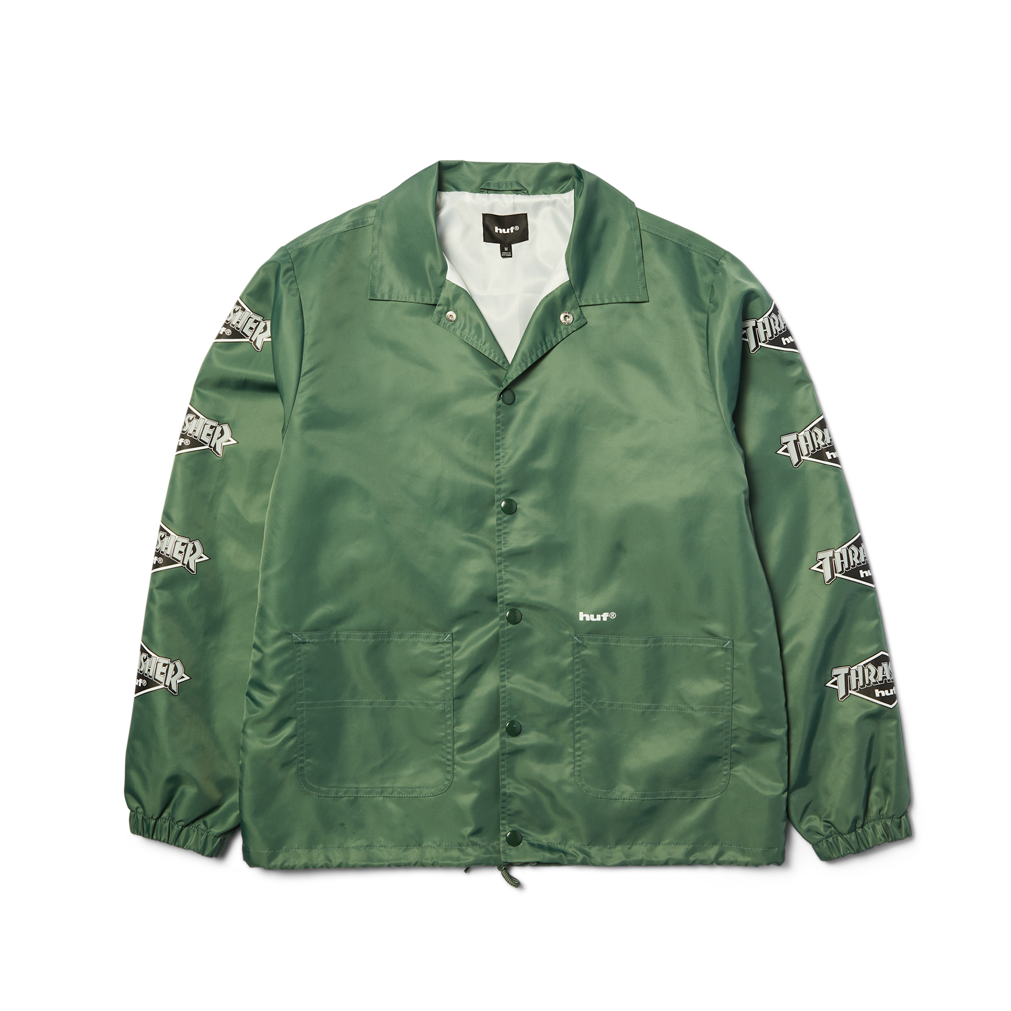 HUF HUF x Thrasher Logo Jacket Forest Green