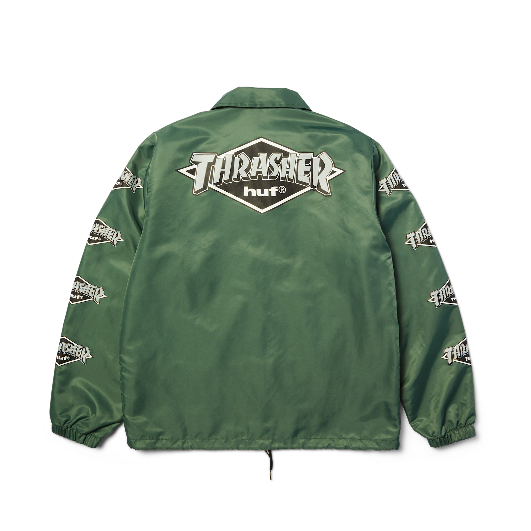 HUF HUF x Thrasher Logo Jacket Forest Green
