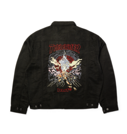 HUF HUF x Thrasher Trucker Jacket Black