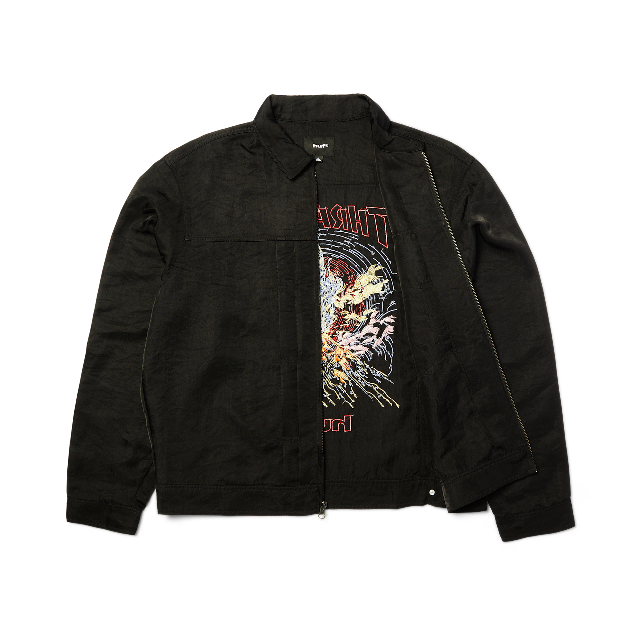 HUF HUF x Thrasher Trucker Jacket Black