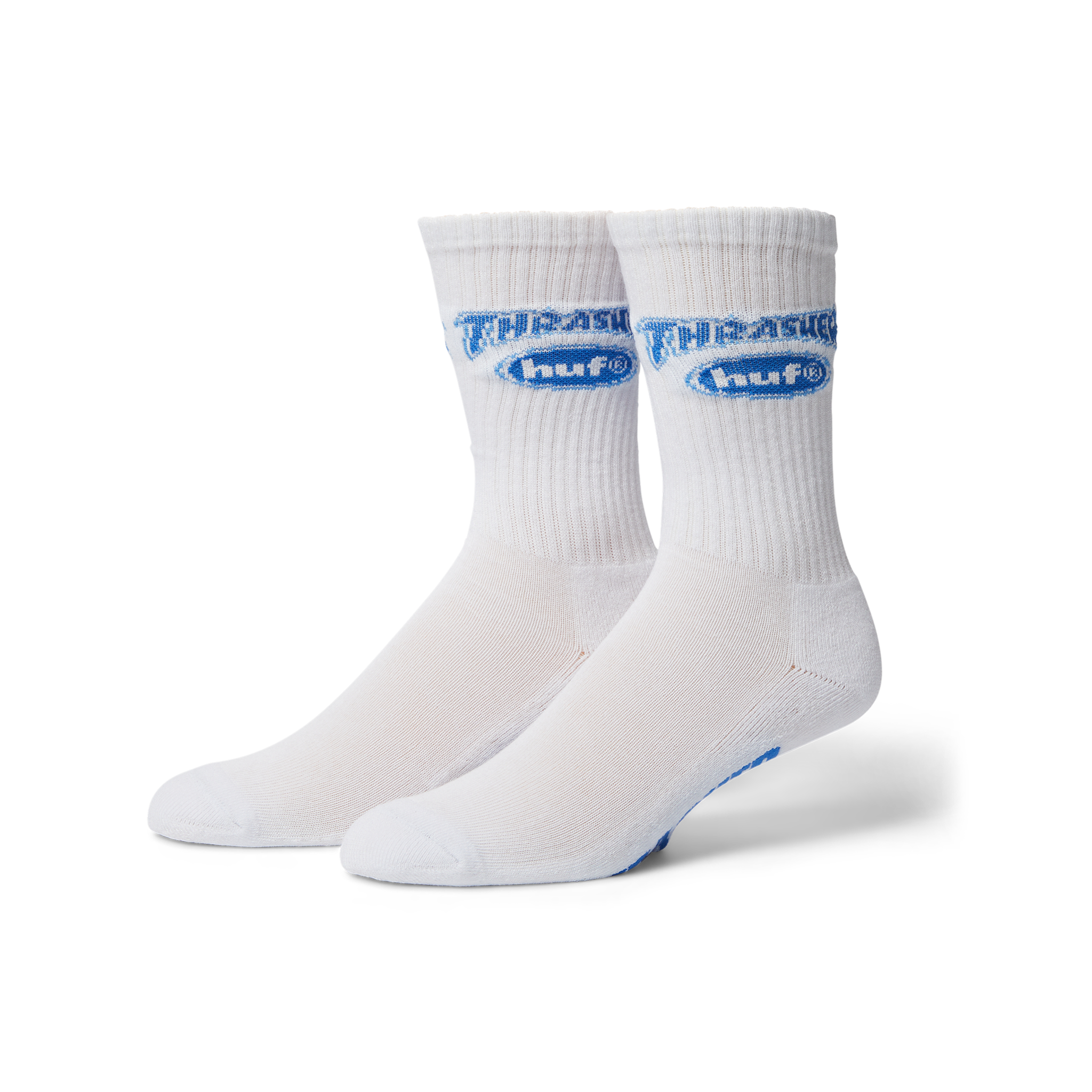 HUF HUF x Thrasher Logo Sock White