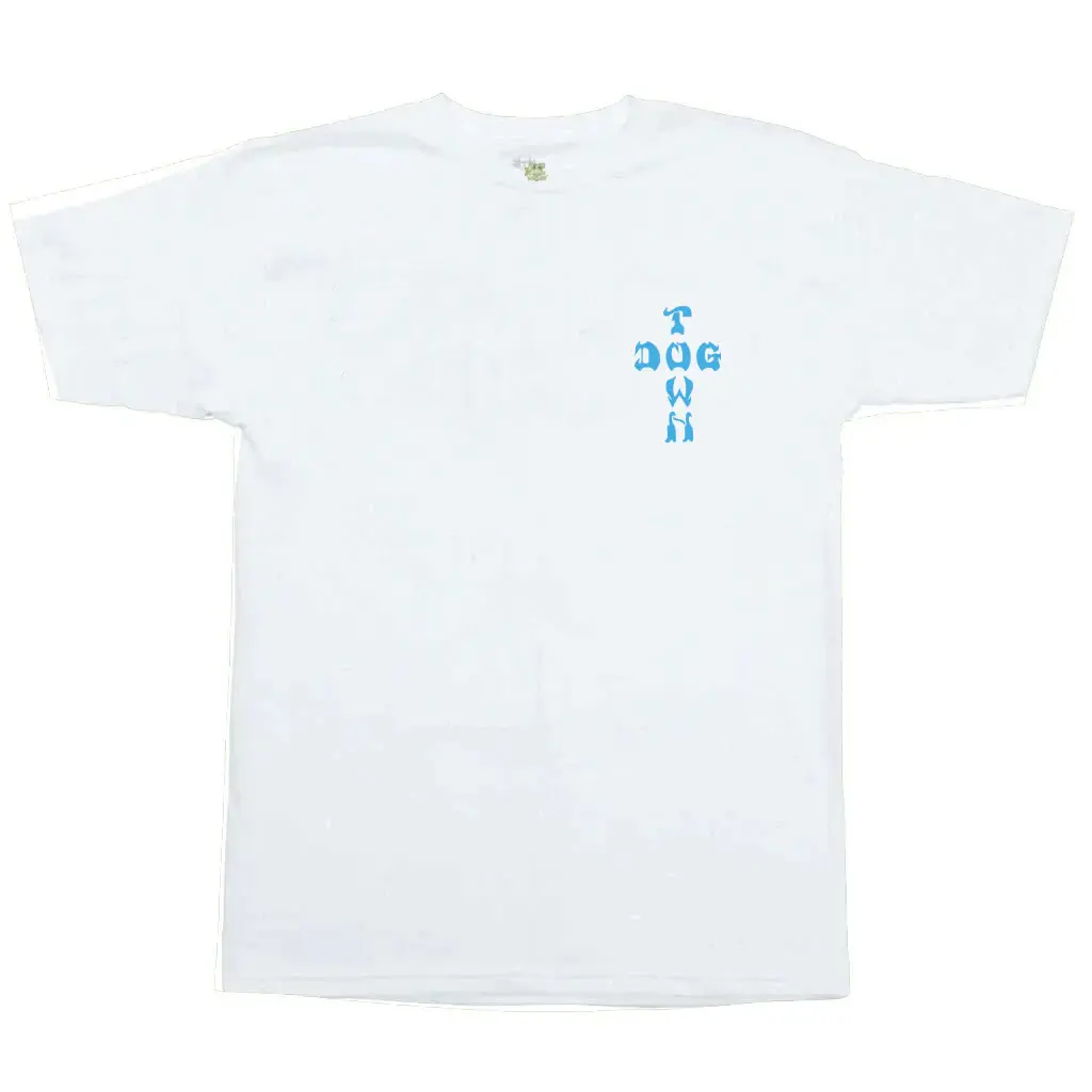 Dogtown Eric Dressen Hands 80s Fade Tee White