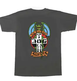 Dogtown Red Dog OG 70s Tee Charcoal/Blue Green