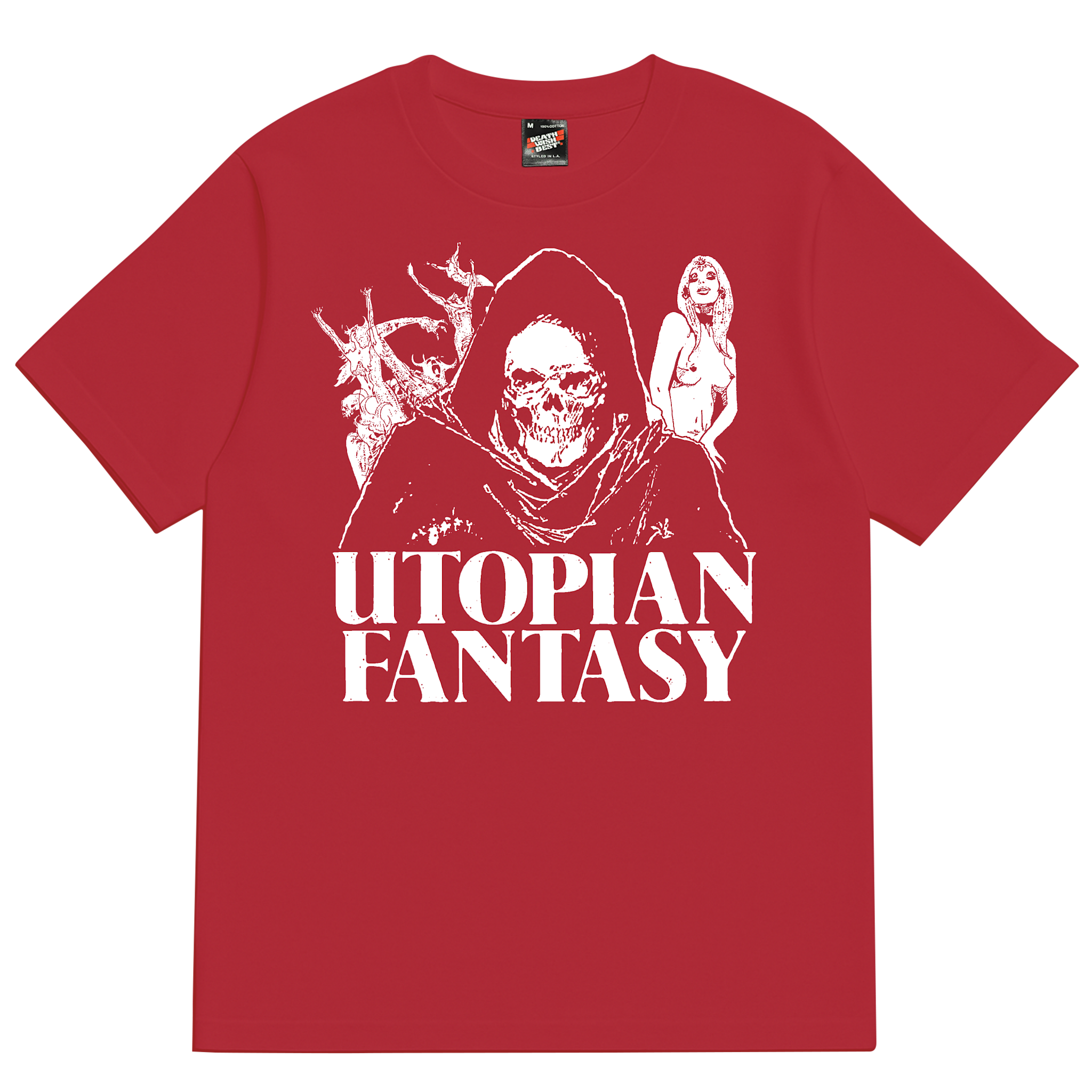Deathwish Skateboards Utopian Fantasy Tee Red
