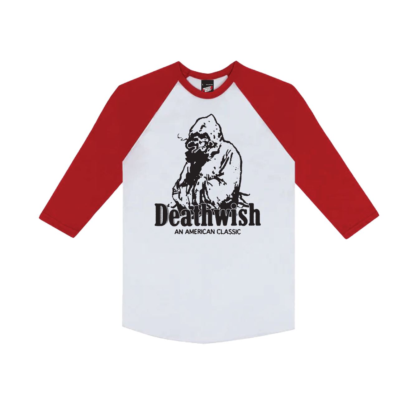 Deathwish Skateboards Classic Raglan White/Red