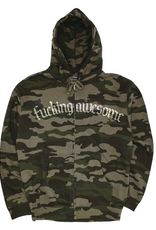 Fucking Awesome Blackletter Logo Zip Hoodie Camo