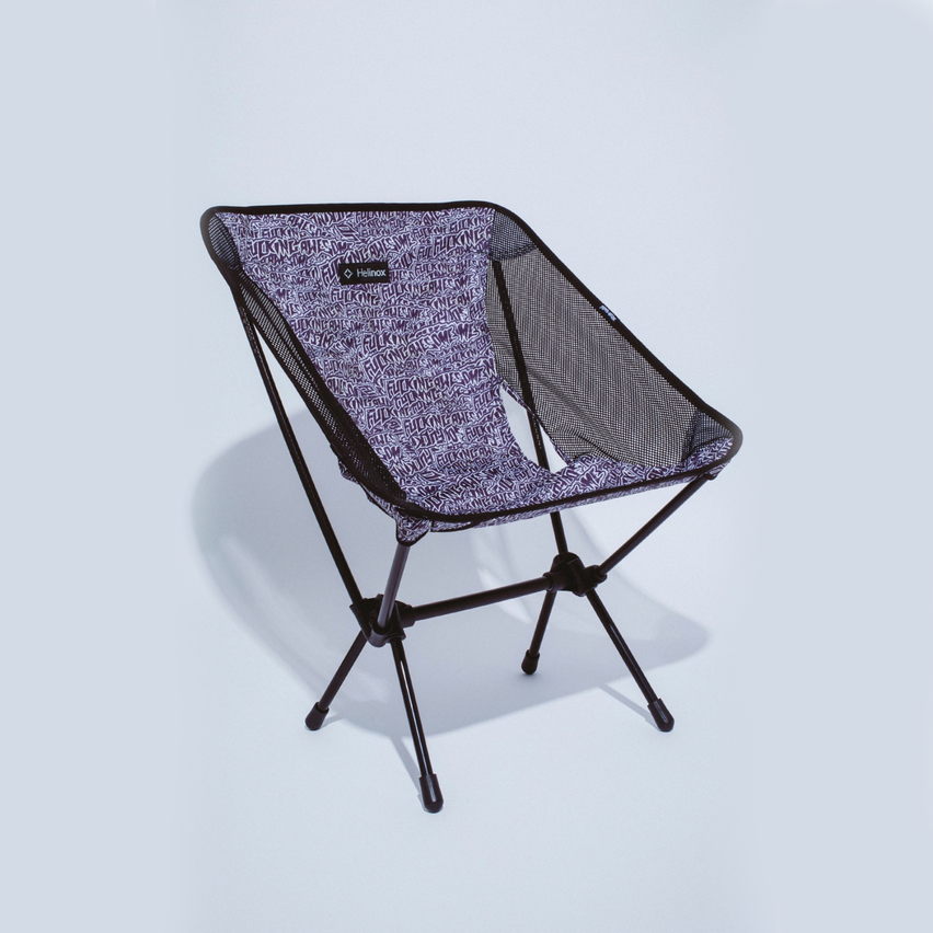 Fucking Awesome Burnt Stamp Log Helinox Chair