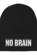 Fucking Awesome No Brain Cuffed Beanie Black
