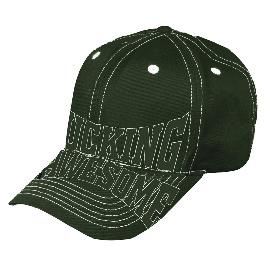Fucking Awesome KO 6 Panel Hat Forest Green