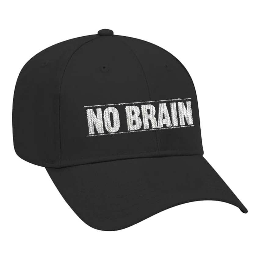 Fucking Awesome No Brain 6 Panel Black
