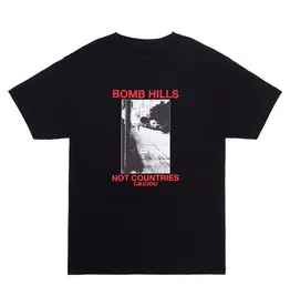 GX1000 Bomb Hills Not Countries Tee Black/Red