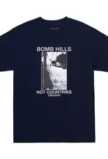 GX1000 Bomb Hills Not Countries Tee Navy/Grey