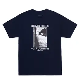 GX1000 Bomb Hills Not Countries Tee Navy/Grey